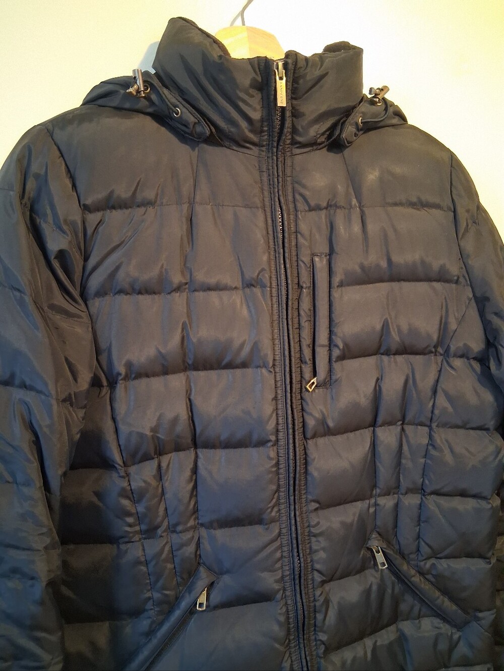 Lands' End Black Puffer Long Jacket - Picture 2 of 11